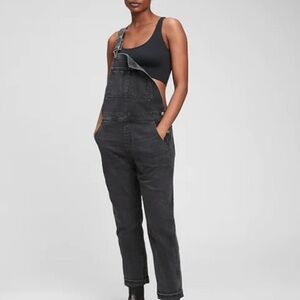 GAP Charcoal/Black Denim Overalls